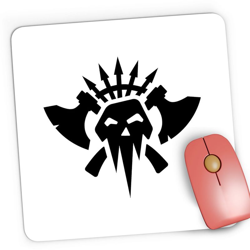 PC, gaming si accesorii - Periferice PC - Mousepad - Mousepad Gaming Orc Clan World of Warcraft WoW, 21x19 cm - Infinity.ro