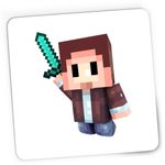 PC, gaming si accesorii - Periferice PC - Mousepad - Mousepad Gaming Minecraft Happy Steve, 21x19 cm - Infinity.ro