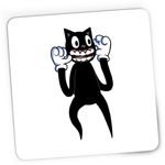 PC, gaming si accesorii - Periferice PC - Mousepad - Mousepad Gaming Cartoon Cat Scary Minecraft, 21x19 cm - Infinity.ro