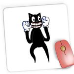 PC, gaming si accesorii - Periferice PC - Mousepad - Mousepad Gaming Cartoon Cat Scary Minecraft, 21x19 cm - Infinity.ro