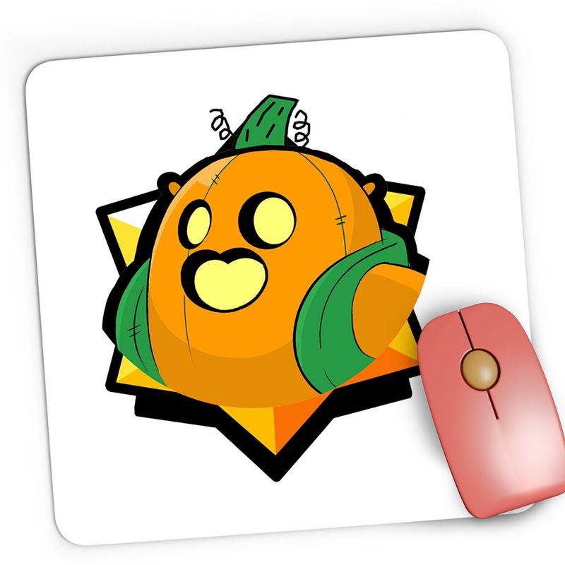 PC, gaming si accesorii - Periferice PC - Mousepad - Mousepad Gaming Spike BrawlStars Play, 21x19 cm - Infinity.ro