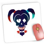 PC, gaming si accesorii - Periferice PC - Mousepad - Mousepad Gaming Joker Horror Skull Bad Girl Play, 21x19 cm - Infinity.ro