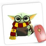 PC, gaming si accesorii - Periferice PC - Mousepad - Mousepad Gaming Baby Yoda Harry Potter Cute, Mandalorian, 21x19 cm - Infinity.ro