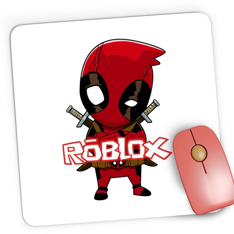 PC, gaming si accesorii - Periferice PC - Mousepad - Mousepad Gaming Deadpool Roblox Baby Ninja Karate, 21x19 cm - Infinity.ro
