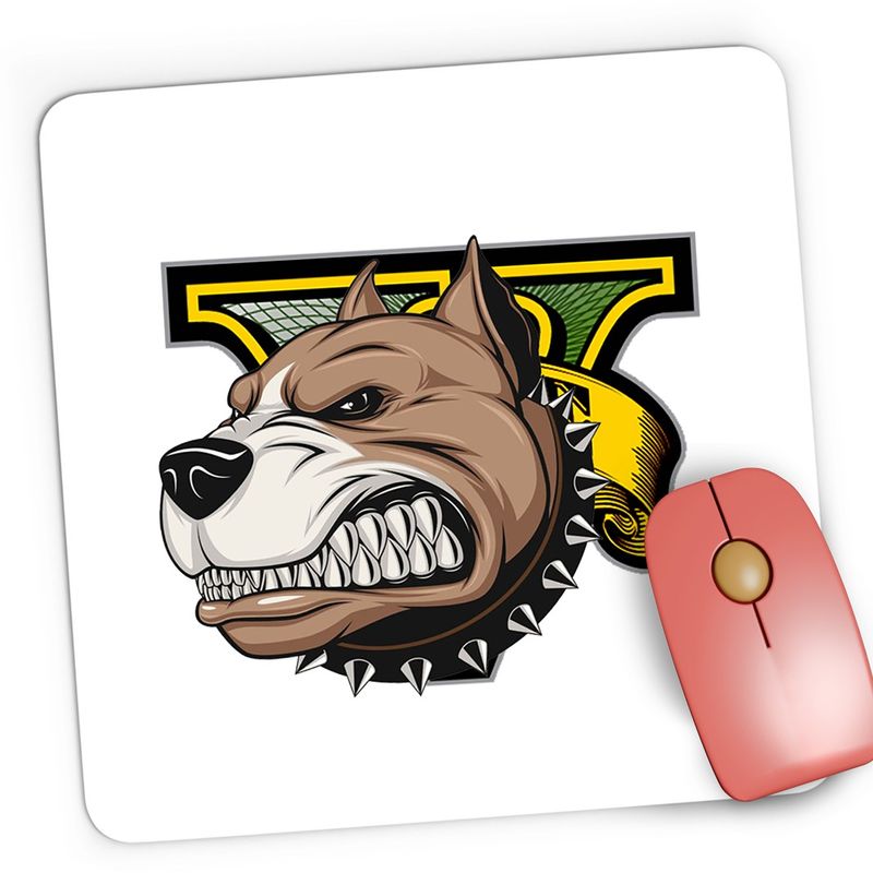 PC, gaming si accesorii - Periferice PC - Mousepad - Mousepad Gaming Badass Chop Dog GTA 5, 21x19 cm - Infinity.ro