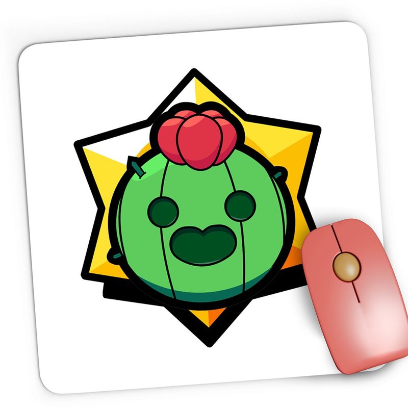 PC, gaming si accesorii - Periferice PC - Mousepad - Mousepad Gaming Brawl Stars Spike Head Play, 21x19 cm - Infinity.ro