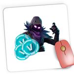 PC, gaming si accesorii - Periferice PC - Mousepad - Mousepad Gaming Raven Epic Fortnite Vbucks, 21x19 cm - Infinity.ro