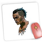 PC, gaming si accesorii - Periferice PC - Mousepad - Mousepad Gaming XXXTentacion Rapper, 21x19 cm, model 1 - Infinity.ro
