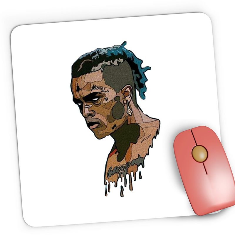 PC, gaming si accesorii - Periferice PC - Mousepad - Mousepad Gaming XXXTentacion Rapper, 21x19 cm, model 1 - Infinity.ro