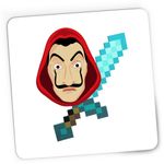 PC, gaming si accesorii - Periferice PC - Mousepad - Mousepad Gaming Casa de Papel Minecraft Diamond Sword, 21x19 cm - Infinity.ro