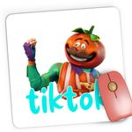 PC, gaming si accesorii - Periferice PC - Mousepad - Mousepad Gaming Tomato Fortnite Epic Tiktok, 21x19 cm - Infinity.ro