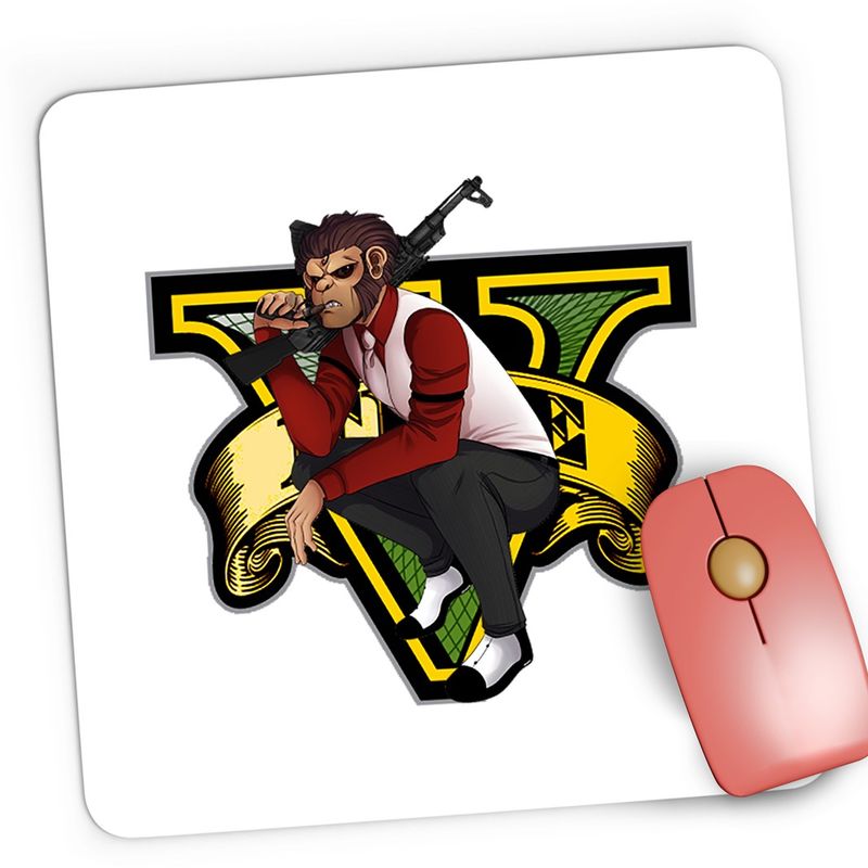 PC, gaming si accesorii - Periferice PC - Mousepad - Mousepad Gaming Pogo GTA5 V Minecraft, 21x19 cm - Infinity.ro
