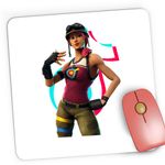 PC, gaming si accesorii - Periferice PC - Mousepad - Mousepad Gaming Bullseye Fortnite Tiktok Batle Royale, 21x19 cm - Infinity.ro