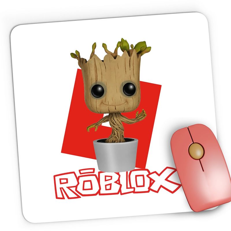 PC, gaming si accesorii - Periferice PC - Mousepad - Mousepad Gaming Baby Groot Roblox Cute Tree Love, 21x19 cm - Infinity.ro