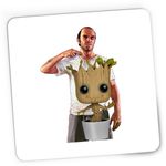 PC, gaming si accesorii - Periferice PC - Mousepad - Mousepad Gaming Baby Groot GTA Trevor Bebe Copacel, 21x19 cm - Infinity.ro