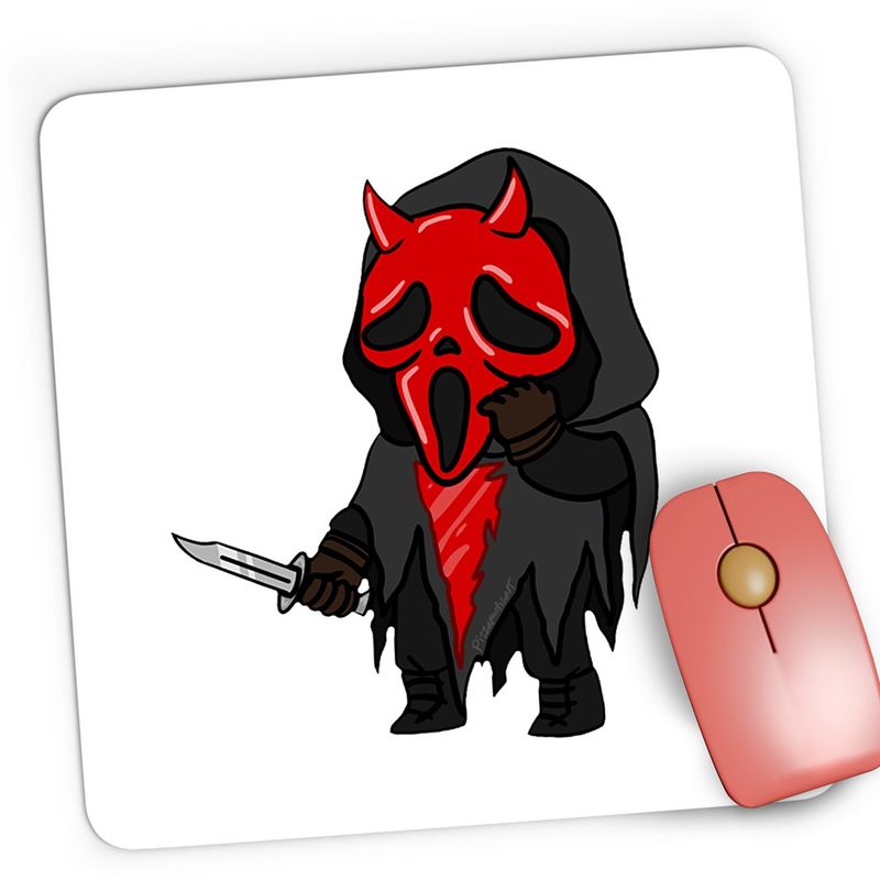 PC, gaming si accesorii - Periferice PC - Mousepad - Mousepad Gaming Dead by Daylight GhostFace Horror, 21x19 cm - Infinity.ro