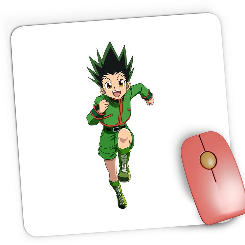 PC, gaming si accesorii - Periferice PC - Mousepad - Mousepad Gaming HunterXHunter Gon Freecss Anime, 21x19 cm - Infinity.ro