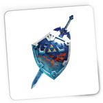 PC, gaming si accesorii - Periferice PC - Mousepad - Mousepad Gaming Legend of Zelda Shield TikTok, 21x19 cm - Infinity.ro