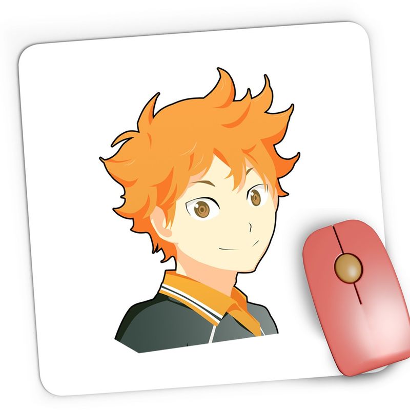 PC, gaming si accesorii - Periferice PC - Mousepad - Mousepad Gaming Haikyuu Hinata Volei Craciun Ziua Indragostitilor, 21x19 cm - Infinity.ro