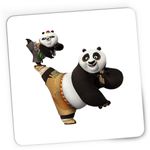 PC, gaming si accesorii - Periferice PC - Mousepad - Mousepad Gaming Kung Fu Panda Taekwondo Ninja Dragon, 21x19 cm - Infinity.ro