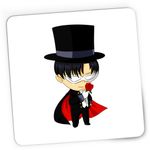 PC, gaming si accesorii - Periferice PC - Mousepad - Mousepad Gaming Tuxedo Mask Valentines Day Dragobete, 21x19 cm - Infinity.ro