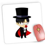 PC, gaming si accesorii - Periferice PC - Mousepad - Mousepad Gaming Tuxedo Mask Valentines Day Dragobete, 21x19 cm - Infinity.ro