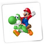 PC, gaming si accesorii - Periferice PC - Mousepad - Mousepad Gaming Mario Yoshi Super Game Hero, 21x19 cm - Infinity.ro