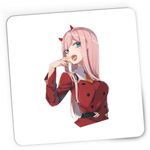 PC, gaming si accesorii - Periferice PC - Mousepad - Mousepad Gaming Zero Two Pilot Darling in the FranXX Anime, 21x19 cm - Infinity.ro