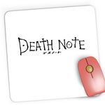 PC, gaming si accesorii - Periferice PC - Mousepad - Mousepad Gaming Death Note Logo Shonen Anime Manga, 21x19 cm - Infinity.ro