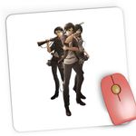 PC, gaming si accesorii - Periferice PC - Mousepad - Mousepad Gaming Attack on Titan Eren Mikasa Levi Anime Manga, 21x19 cm - Infinity.ro