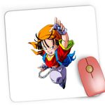 PC, gaming si accesorii - Periferice PC - Mousepad - Mousepad Gaming Dragon Ball Z Pan Gohan KungFu Girl, 21x19 cm - Infinity.ro