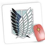 PC, gaming si accesorii - Periferice PC - Mousepad - Mousepad Gaming Attack on Titan Scouting Legion Crest Anime Manga, 21x19 cm - Infinity.ro