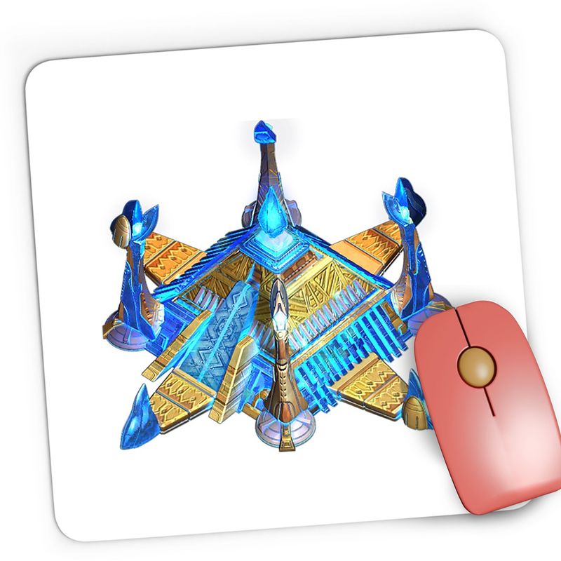 PC, gaming si accesorii - Periferice PC - Mousepad - Mousepad Gaming StarCraft 2 Protoss Race We shall endure, 21x19 cm - Infinity.ro