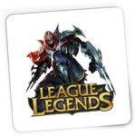 PC, gaming si accesorii - Periferice PC - Mousepad - Mousepad Gaming Zed Attack League of Legends LoL Blade, 21x19 cm - Infinity.ro