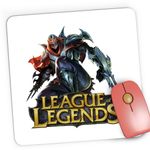 PC, gaming si accesorii - Periferice PC - Mousepad - Mousepad Gaming Zed Attack League of Legends LoL Blade, 21x19 cm - Infinity.ro