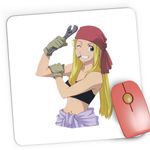 PC, gaming si accesorii - Periferice PC - Mousepad - Mousepad Gaming Fullmetal Alchemist Winry Rockbell Mecanic Auto, 21x19 cm - Infinity.ro