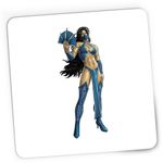 PC, gaming si accesorii - Periferice PC - Mousepad - Mousepad Gaming Mortal Kombat Mileena Shao Kahn Kitana Blue, 21x19 cm - Infinity.ro