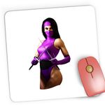PC, gaming si accesorii - Periferice PC - Mousepad - Mousepad Gaming Mortal Kombat Mileena Kitana Ultimate Pumnal Battle, 21x19 cm - Infinity.ro