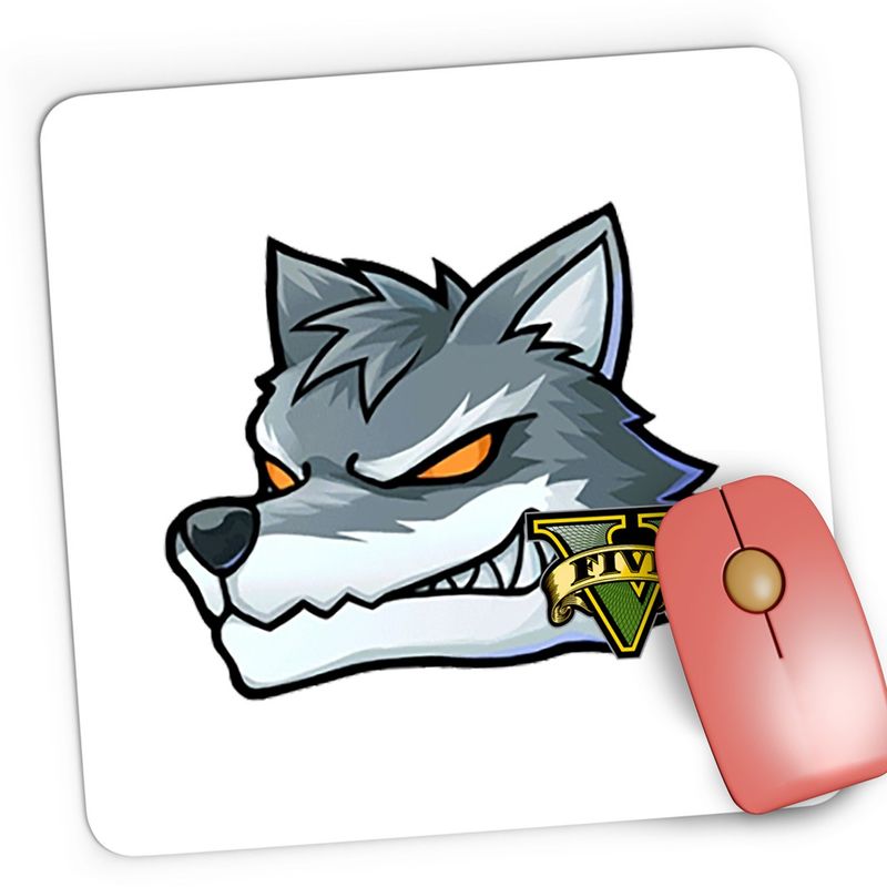 PC, gaming si accesorii - Periferice PC - Mousepad - Mousepad Gaming Wolf GTA5 CSGO, 21x19 cm - Infinity.ro