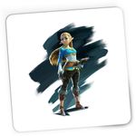 PC, gaming si accesorii - Periferice PC - Mousepad - Mousepad Gaming Legend of Zelda Link Elf Paint, 21x19 cm - Infinity.ro