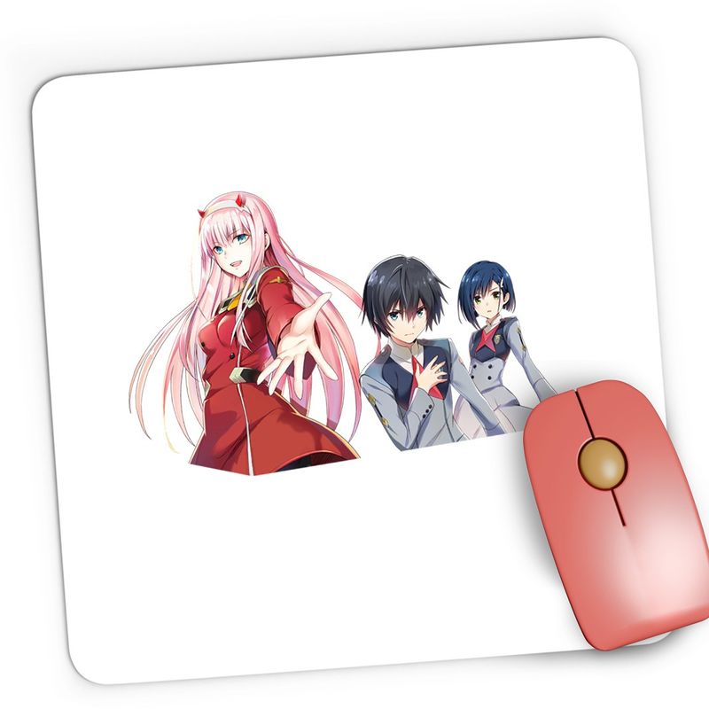 PC, gaming si accesorii - Periferice PC - Mousepad - Mousepad Gaming Darling in the FranXX Hiro Zero Two SF Romance, 21x19 cm - Infinity.ro