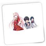 PC, gaming si accesorii - Periferice PC - Mousepad - Mousepad Gaming Darling in the FranXX Hiro Zero Two SF Romance, 21x19 cm - Infinity.ro