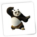 PC, gaming si accesorii - Periferice PC - Mousepad - Mousepad Gaming Kung Fu Panda Po Taekwondo Dragon Warrior, 21x19 cm - Infinity.ro