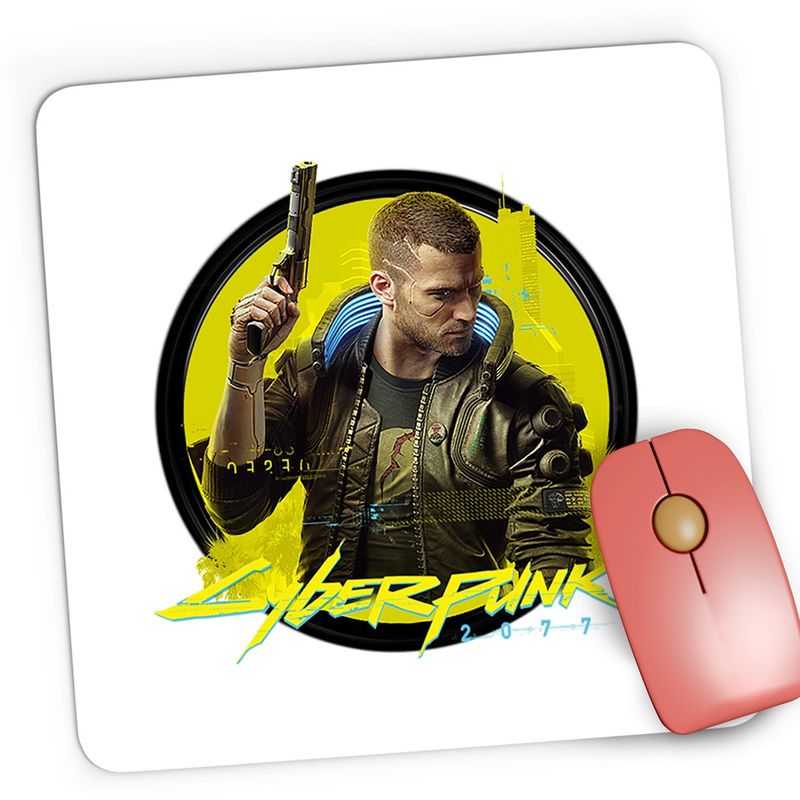 PC, gaming si accesorii - Periferice PC - Mousepad - Mousepad Gaming Cyberpunk 2077 Master Killer Legend, 21x19 cm - Infinity.ro