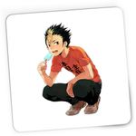 PC, gaming si accesorii - Periferice PC - Mousepad - Mousepad Gaming Haikyuu Nishinoya Yuu Volei Inghetata Haikyu!!, 21x19 cm - Infinity.ro