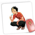PC, gaming si accesorii - Periferice PC - Mousepad - Mousepad Gaming Haikyuu Nishinoya Yuu Volei Inghetata Haikyu!!, 21x19 cm - Infinity.ro