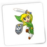 PC, gaming si accesorii - Periferice PC - Mousepad - Mousepad Gaming Legend of Zelda Link Atac Gamer, 21x19 cm - Infinity.ro