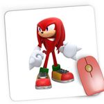 PC, gaming si accesorii - Periferice PC - Mousepad - Mousepad Gaming Sonic Red Knuckles the Echidna Alergator, 21x19 cm - Infinity.ro