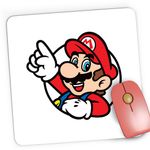 PC, gaming si accesorii - Periferice PC - Mousepad - Mousepad Gaming Super Mario Bros Rebel Gamer Youtube, 21x19 cm - Infinity.ro