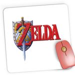 PC, gaming si accesorii - Periferice PC - Mousepad - Mousepad Gaming Game Legend of Zelda Logo Emblem, 21x19 cm - Infinity.ro
